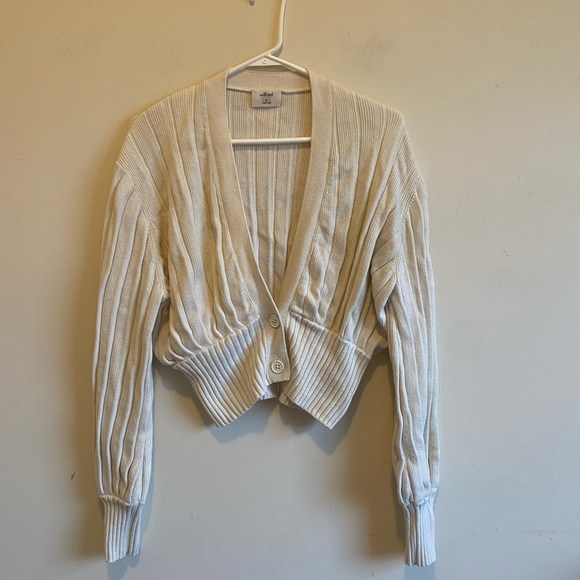 Wilfred Sweaters - Wilfred plunge front cardigan